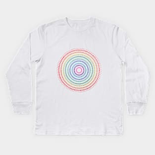 Colorful Mandala #2 Kids Long Sleeve T-Shirt